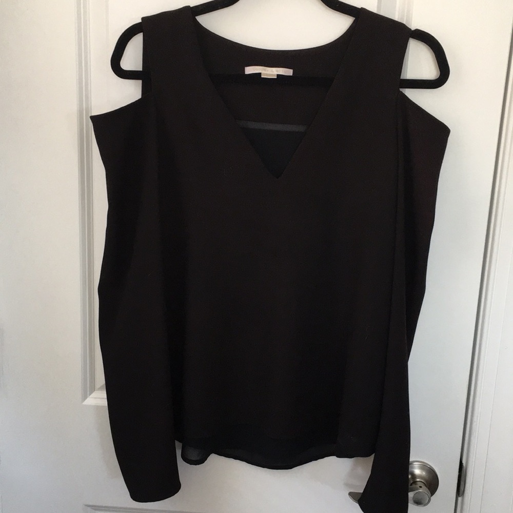 Cooper & Ella blouse with cut out shoulders